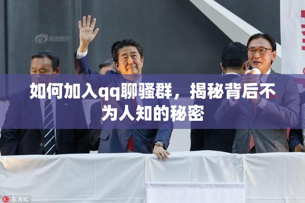 如何加入qq聊骚群，揭秘背后不为人知的秘密
