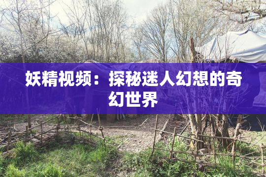 妖精视频：探秘迷人幻想的奇幻世界