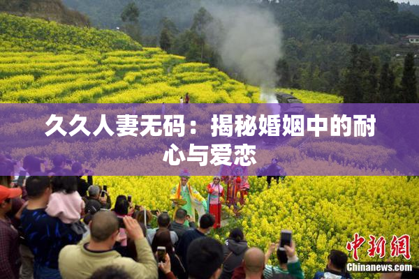 久久人妻无码：揭秘婚姻中的耐心与爱恋