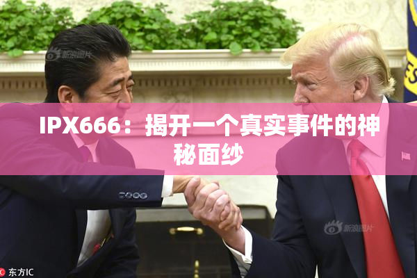 IPX666：揭开一个真实事件的神秘面纱