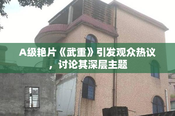 A级艳片《武重》引发观众热议，讨论其深层主题