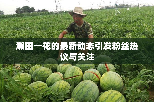 濑田一花的最新动态引发粉丝热议与关注