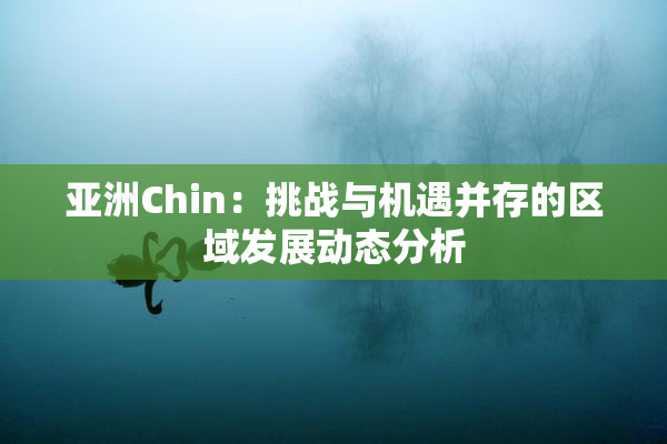 亚洲Chin：挑战与机遇并存的区域发展动态分析