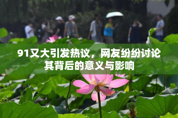 91又大引发热议，网友纷纷讨论其背后的意义与影响