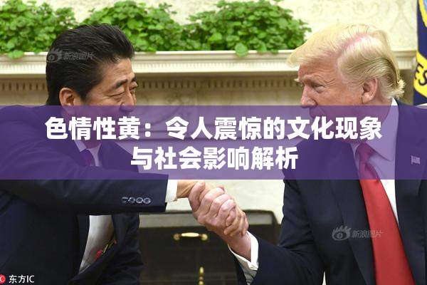 色情性黄：令人震惊的文化现象与社会影响解析