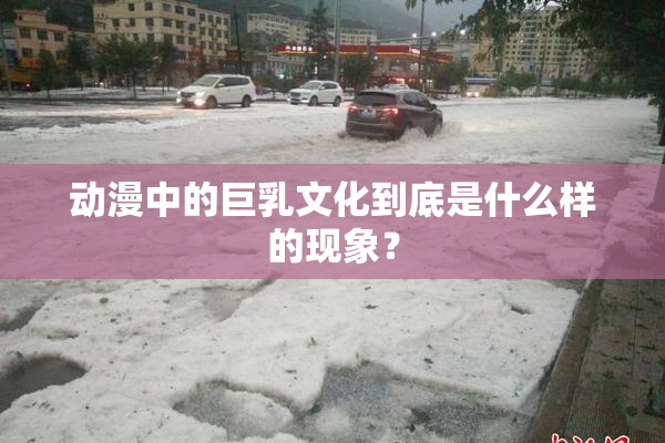动漫中的巨乳文化到底是什么样的现象？