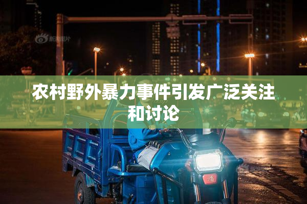 农村野外暴力事件引发广泛关注和讨论