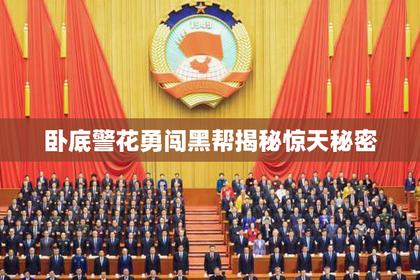 卧底警花勇闯黑帮揭秘惊天秘密