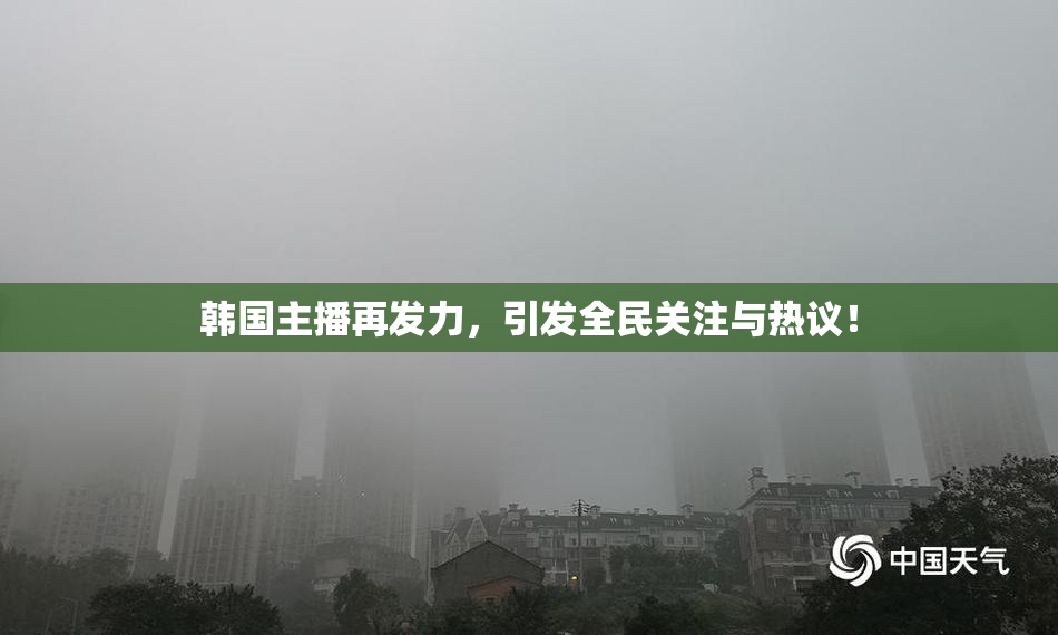 韩国主播再发力，引发全民关注与热议！