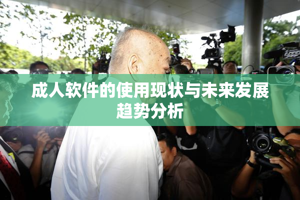 成人软件的使用现状与未来发展趋势分析