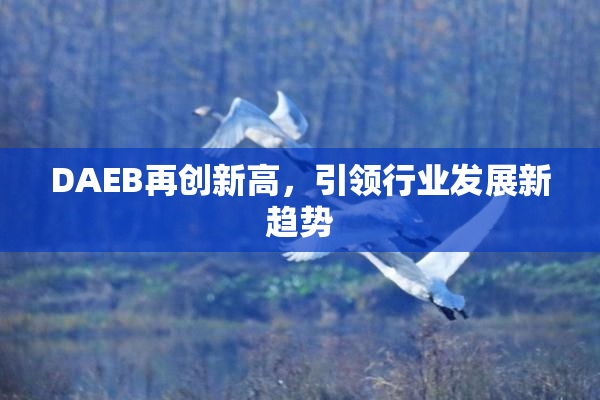DAEB再创新高，引领行业发展新趋势