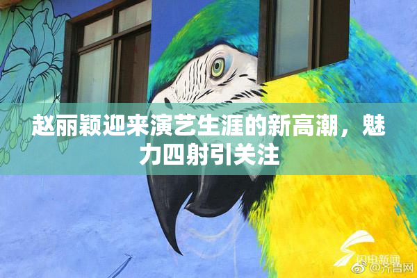 赵丽颖迎来演艺生涯的新高潮，魅力四射引关注