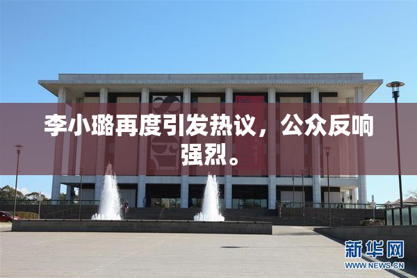 李小璐再度引发热议，公众反响强烈。