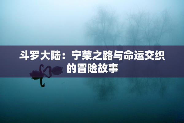 斗罗大陆：宁荣之路与命运交织的冒险故事