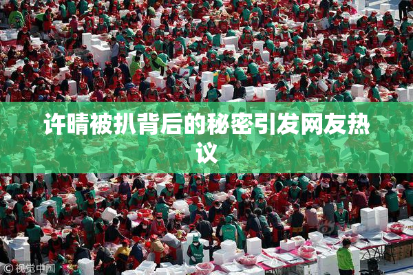 许晴被扒背后的秘密引发网友热议