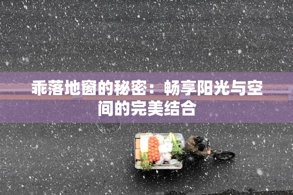 乖落地窗的秘密：畅享阳光与空间的完美结合