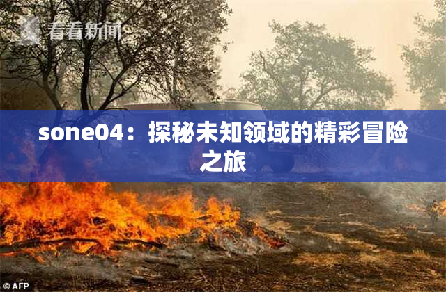 sone04：探秘未知领域的精彩冒险之旅