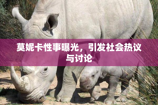莫妮卡性事曝光，引发社会热议与讨论