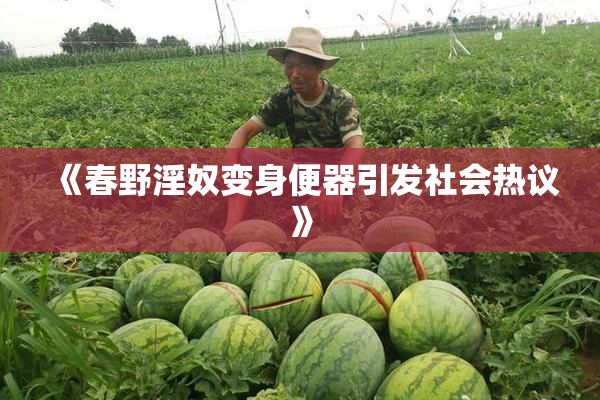 《春野淫奴变身便器引发社会热议》