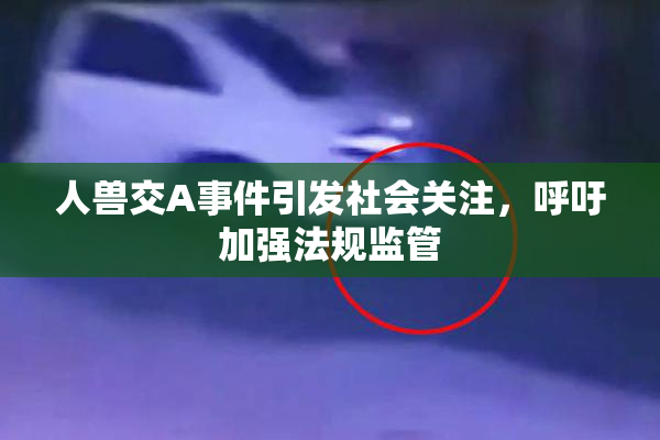 人兽交A事件引发社会关注，呼吁加强法规监管