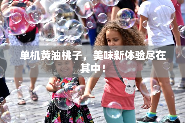 单机黄油桃子，美味新体验尽在其中！