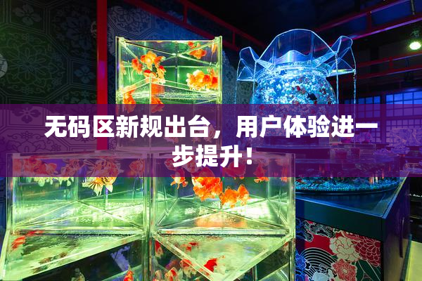 无码区新规出台，用户体验进一步提升！