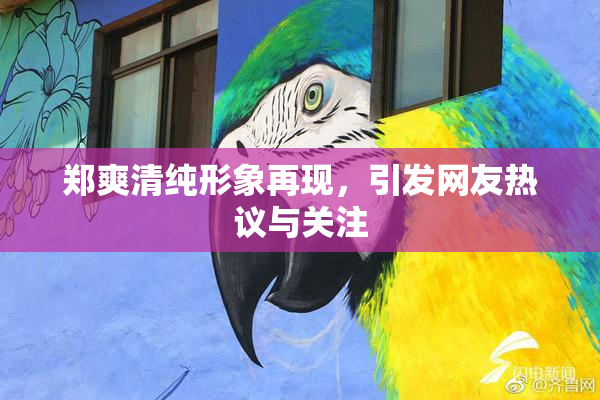 郑爽清纯形象再现，引发网友热议与关注