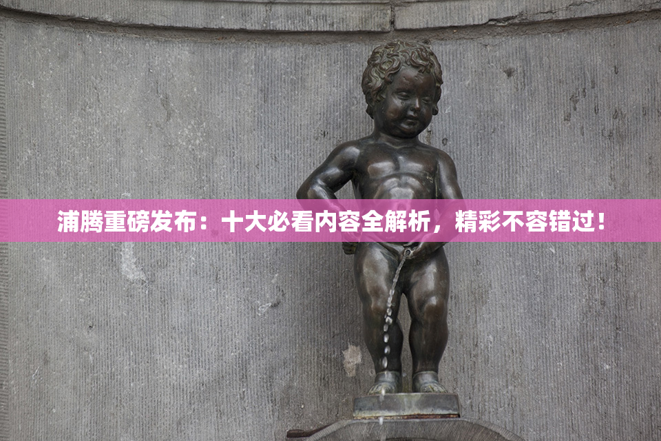 浦腾重磅发布：十大必看内容全解析，精彩不容错过！
