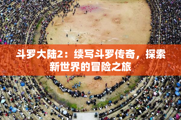 斗罗大陆2：续写斗罗传奇，探索新世界的冒险之旅