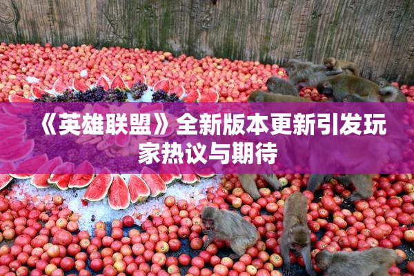 《英雄联盟》全新版本更新引发玩家热议与期待