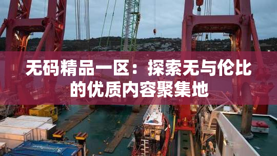 无码精品一区：探索无与伦比的优质内容聚集地