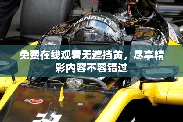 免费在线观看无遮挡黄，尽享精彩内容不容错过