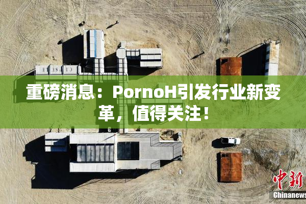 重磅消息：PornoH引发行业新变革，值得关注！