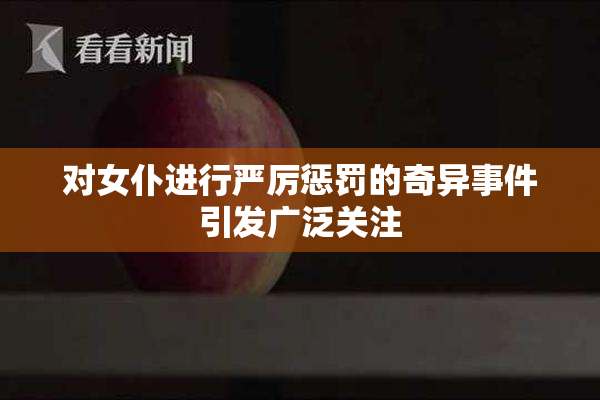 对女仆进行严厉惩罚的奇异事件引发广泛关注