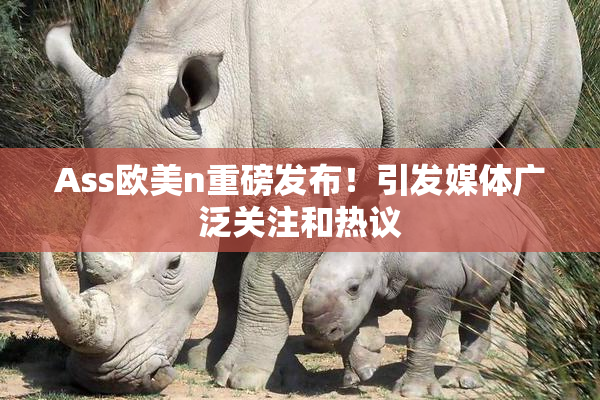Ass欧美n重磅发布！引发媒体广泛关注和热议