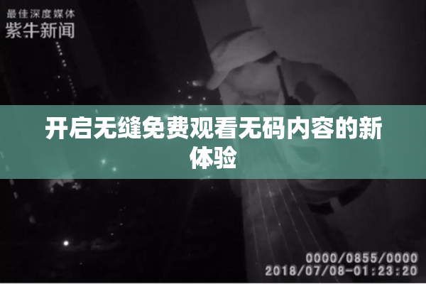 开启无缝免费观看无码内容的新体验