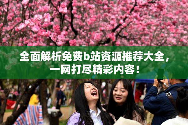 全面解析免费b站资源推荐大全，一网打尽精彩内容！
