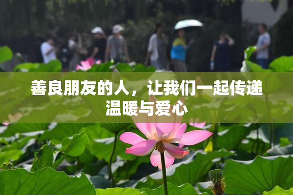 善良朋友的人，让我们一起传递温暖与爱心