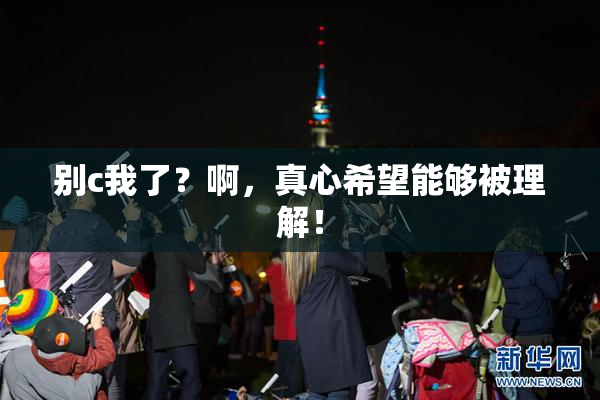 别c我了？啊，真心希望能够被理解！