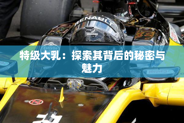 特级大乳：探索其背后的秘密与魅力