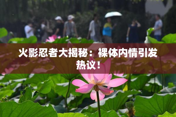 火影忍者大揭秘：裸体内情引发热议！