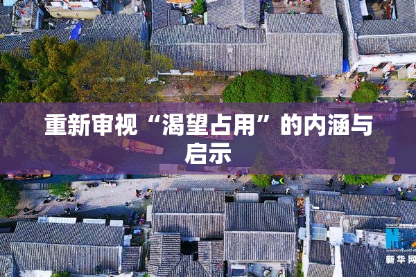 重新审视“渴望占用”的内涵与启示