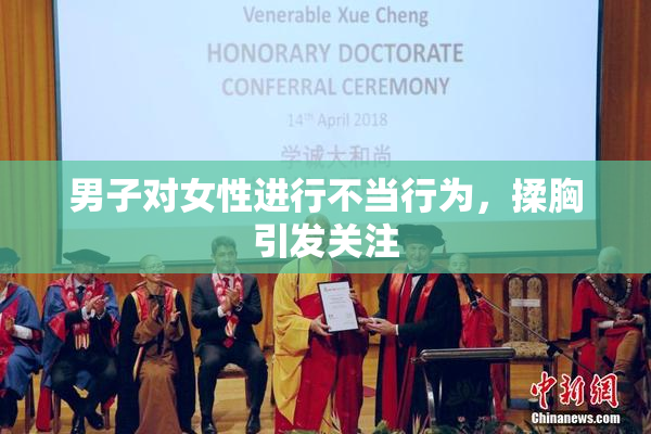 男子对女性进行不当行为，揉胸引发关注