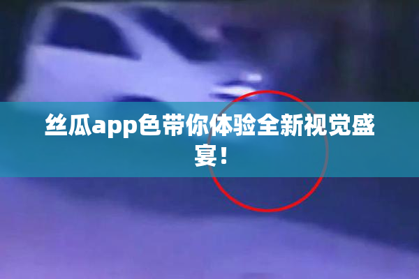 丝瓜app色带你体验全新视觉盛宴！