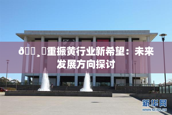 🌸‌重振黄行业新希望：未来发展方向探讨