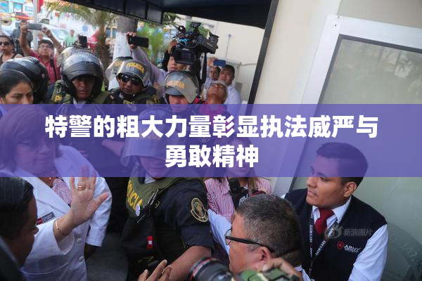 特警的粗大力量彰显执法威严与勇敢精神