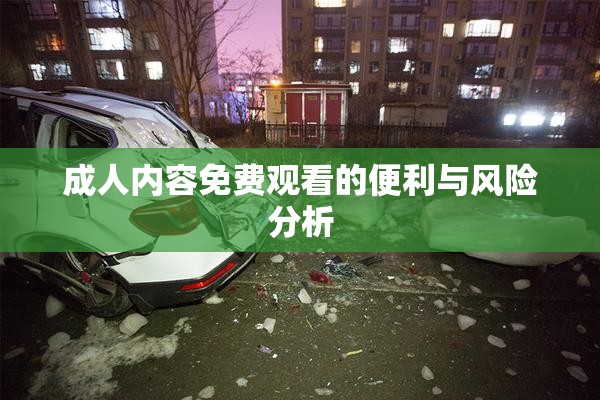 成人内容免费观看的便利与风险分析