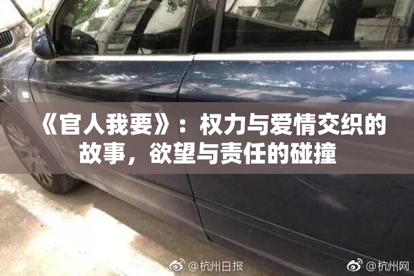 《官人我要》：权力与爱情交织的故事，欲望与责任的碰撞