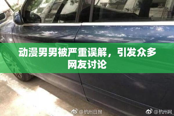 动漫男男被严重误解，引发众多网友讨论