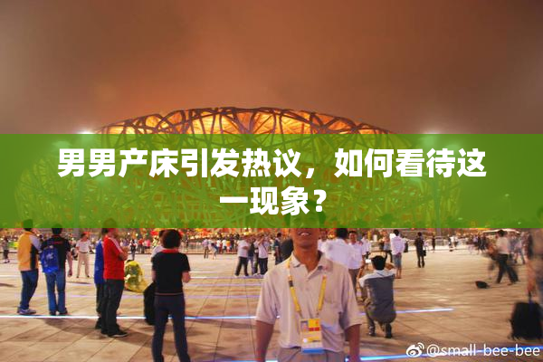 男男产床引发热议，如何看待这一现象？